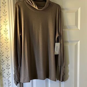 Brown Long Sleeve Top